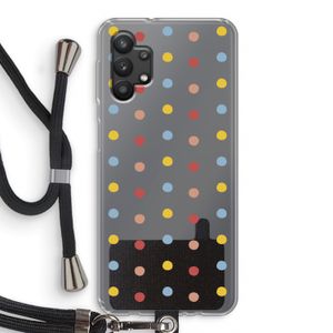 Bollen: Samsung Galaxy A32 5G Transparant Hoesje met koord