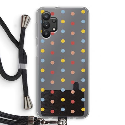 Bollen: Samsung Galaxy A32 5G Transparant Hoesje met koord