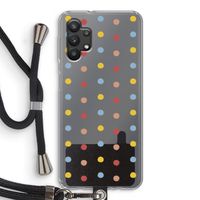 Bollen: Samsung Galaxy A32 5G Transparant Hoesje met koord