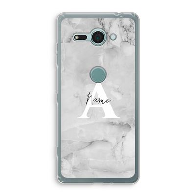 Ivory Marble: Sony Xperia XZ2 Compact Transparant Hoesje