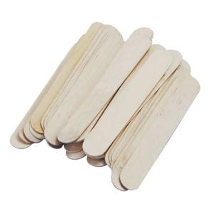 Beige ijsstokjes knutselhoutjes - 36x - 15 x 2 cm - knutselstokjes - hobby houtjes artikelen