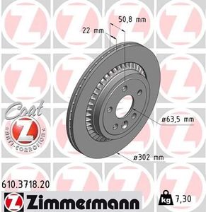 Remschijf Coat Z 610371820