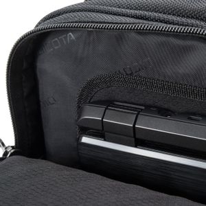 Dicota Twin PRO notebooktas 39,6 cm (15.6") Tas met bovensluiting Zwart