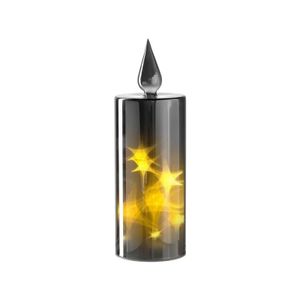 Leonardo Autentico Kaarslamp met ledverlichting 27 cm zilver