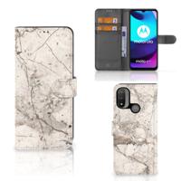 Motorola Moto E20 | E30 | E40 | Bookcase | Marmer Beige