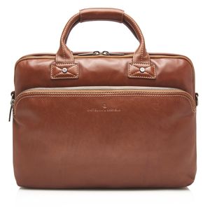 Castelijn &amp; Beerens Firenze Business Laptop Bag 15.6" + Tablet RFID-Brown