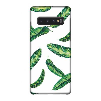 Lange bladeren: Samsung Galaxy S10 4G Volledig Geprint Hoesje