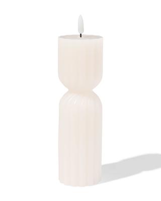 HEMA Led Vormkaars ⌀6.2x23cm Diabolo Ivoor (ivoor)