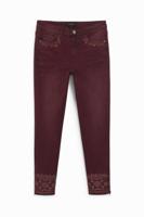 Skinny jeans - RED - 44