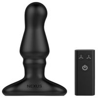 Nexus - Bolster Vibrerende Buttplug met Opblaasbare Top - thumbnail