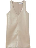 Proenza Schouler White Label robe droite à col v - Tons neutres