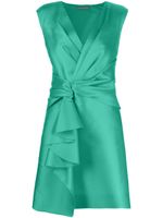 Alberta Ferretti robe à design sans manches - Vert