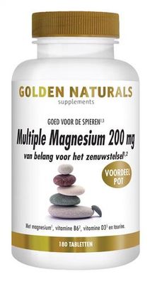Golden Naturals Multiple Magnesium 200mg Tabletten