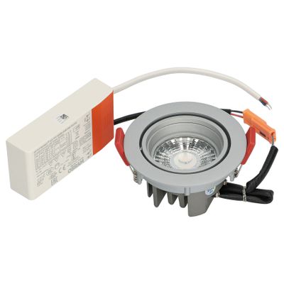 BM100-02 Rond kantelbaar Zilver