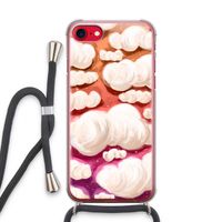 Katoen Wolken: iPhone SE 2020 Transparant Hoesje met koord