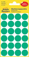 Avery Gekleurde Markeringspunten, groen, Ø 18,0 mm, permanent klevend - thumbnail