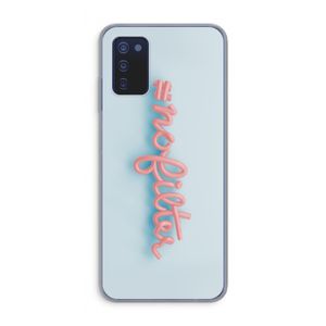 #nofilter: Samsung Galaxy A03s Transparant Hoesje