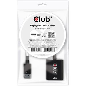 Club 3D DisplayPort 1.1 naar VGA Active Adapter adapter