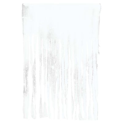 Horror/halloween deco wand/muur/plafond gordijn stof - wit - 100 x 200 cm - griezel uitstraling
