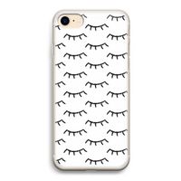 Wimpers: iPhone 7 Transparant Hoesje