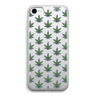 Weed: iPhone SE 2020 Transparant Hoesje