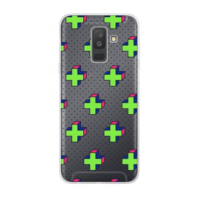 8-bit N°10: Samsung Galaxy A6 Plus (2018) Transparant Hoesje