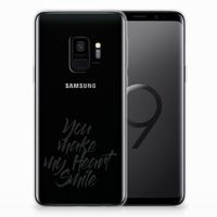 Samsung Galaxy S9 Siliconen hoesje met naam Heart Smile