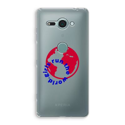 Run The World: Sony Xperia XZ2 Compact Transparant Hoesje