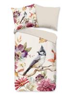 Good Morning Dekbedovertrek "bloemen en vogels" - Multi - (200x200 cm) - Katoen