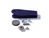 Jeansknopen open kap ster 17mm oudmessing Jeansknopen open kap ster 17mm oudmessing