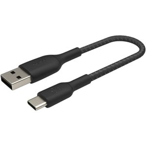 BOOSTCHARGE gevlochten USB-C/ USB-A kabel Kabel