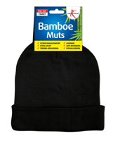 Lucovitaal Bamboe Muts Zwart