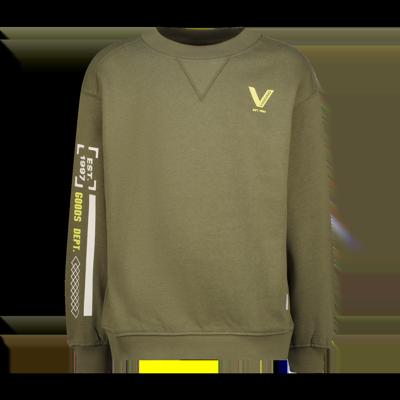 Vingino winter sweater jongens - groen - Namie - boxy fit