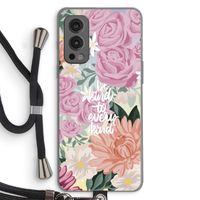 Kindness matters: OnePlus Nord 2 5G Transparant Hoesje met koord
