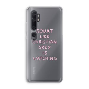 Christian Grey: Xiaomi Mi Note 10 Pro Transparant Hoesje