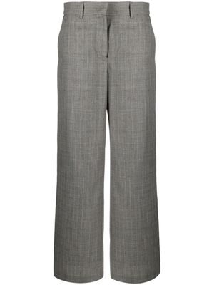 MSGM pantalon de costume en laine - Gris