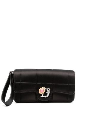 DSQUARED2 pochette matelassée D2 Statement - Noir