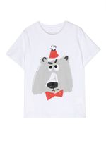 Stella McCartney Kids t-shirt en coton à imprimé graphique - Blanc