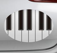 Piano voor auto zelfklevende autosticker