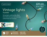 Lumineo 120 Led vintage verlichting 12m multi