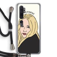 Mary Kate: Xiaomi Mi Note 10 Pro Transparant Hoesje met koord