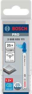 Bosch Accessoires PRO Metal thick T121BFC decoupeerzaagblad | 92 mm | 25-delig - 2608655111