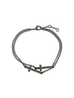 DSQUARED2 bracelet Double Cross - Argent - thumbnail