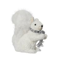 Decoratie Eekhoorn 20x11x24 cm Wit Decoratie Eekhoorn 20x11x24 cm Wit