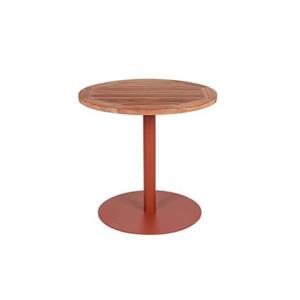 Ronde tuintafel Java roestbruin 80 cm