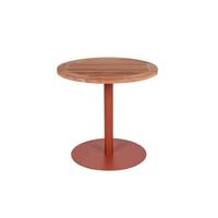 Ronde tuintafel Java roestbruin 80 cm