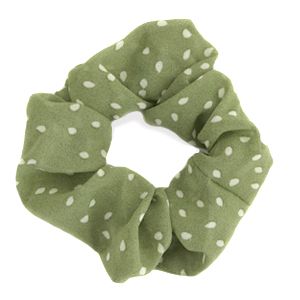 scrunchie Stippen Green