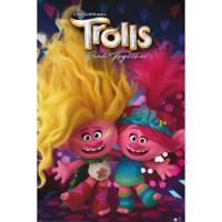 Poster Trolls Band Together Viva and Poppy 61x91,5cm - thumbnail