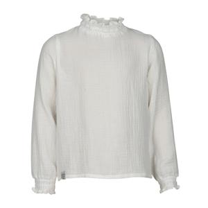 KIEstone Meisjes blouse - Fieke - Off wit