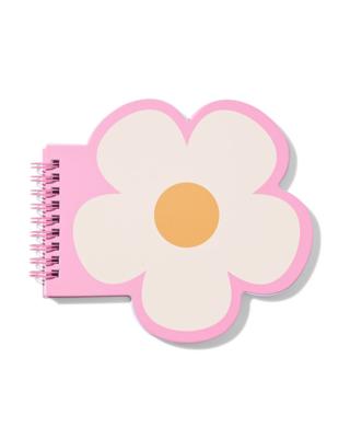 HEMA Notitieboek B6 lijnen bloem